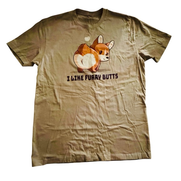 Rae Dunn Corgi bundle size L Teeturtle tee shirt furry butts mug dog funny - Picture 6 of 10